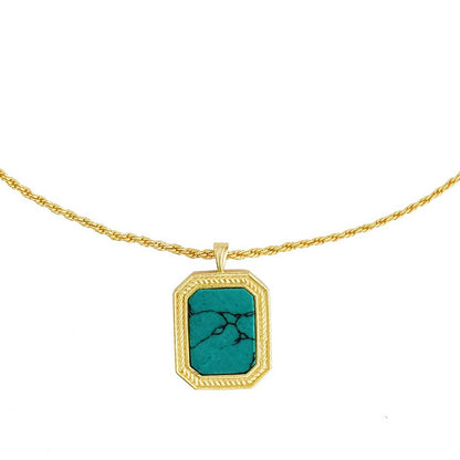 Soul Soothe Pendant Necklace with Turquoise - Relationships