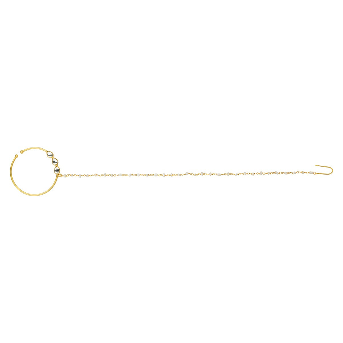 Buy online Gold Brass Naath Nose Pin from fashion jewellery for Women by  Silvermerc Designs for ₹759 at 72% off | 2024 Limeroad.com
