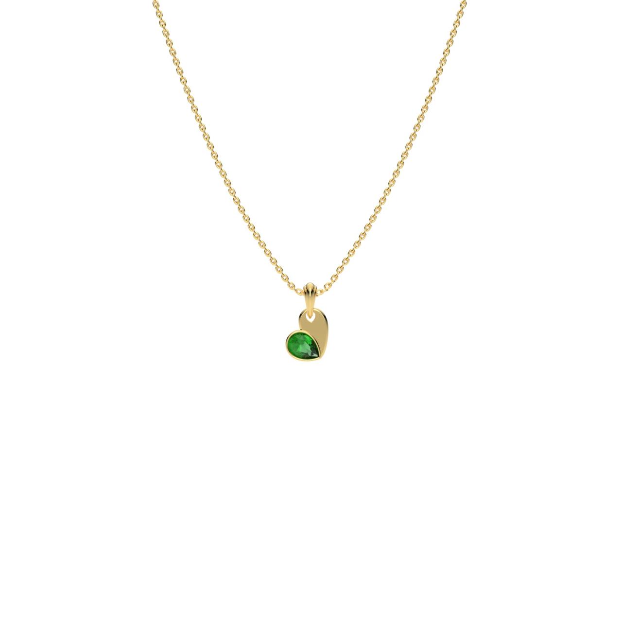 Heart of Gold Necklace in 14kt Gold