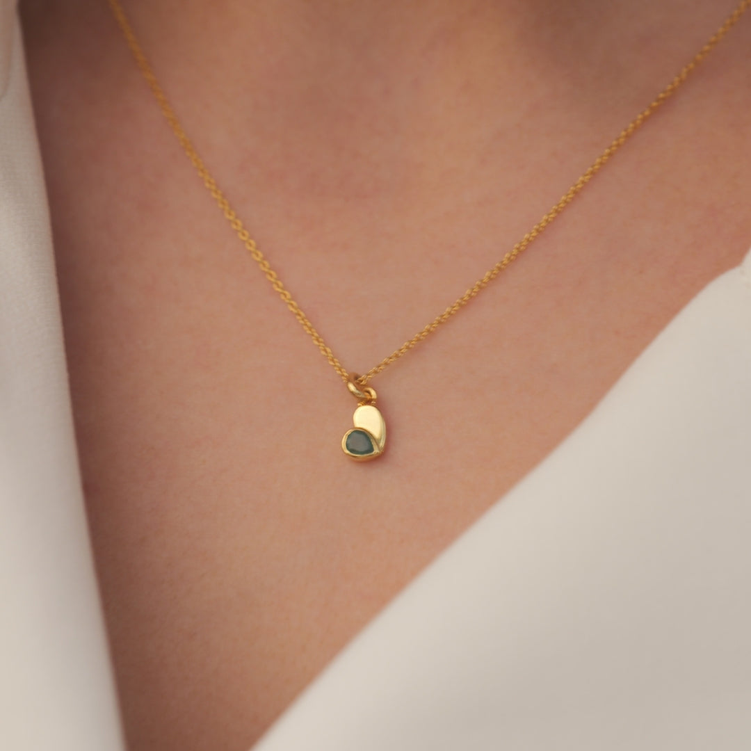Heart of Gold Necklace in 14kt Gold