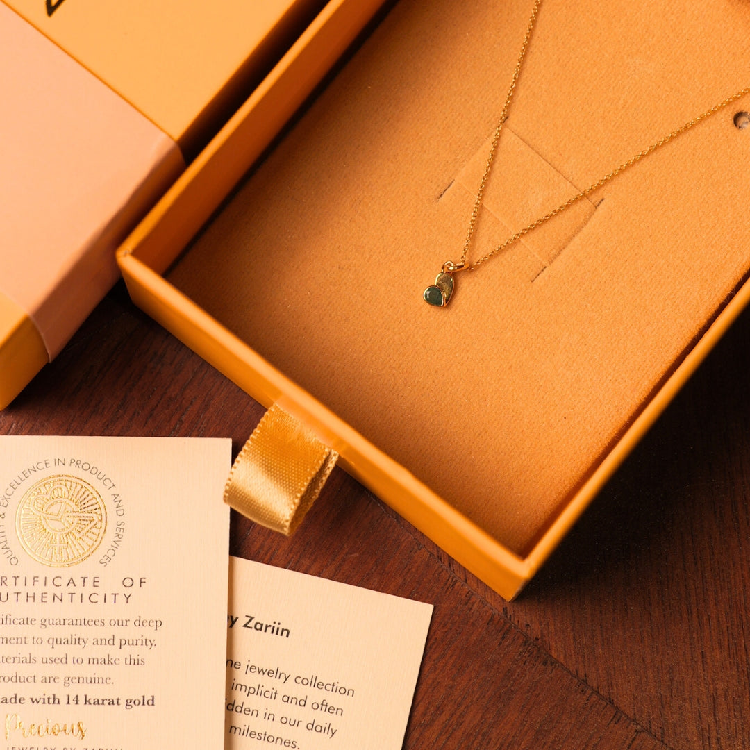 Heart of Gold Necklace in 14kt Gold