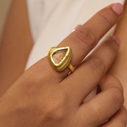 Golden Glow Ring with Citrine