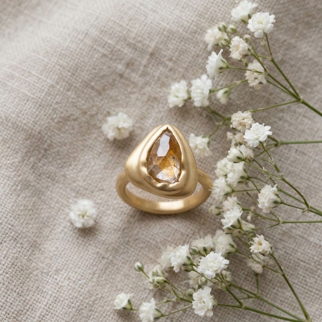 Golden Glow Ring with Citrine