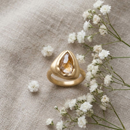 Golden Glow Ring with Citrine