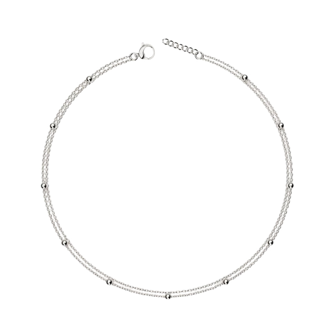 Duality Dot Chain Anklet