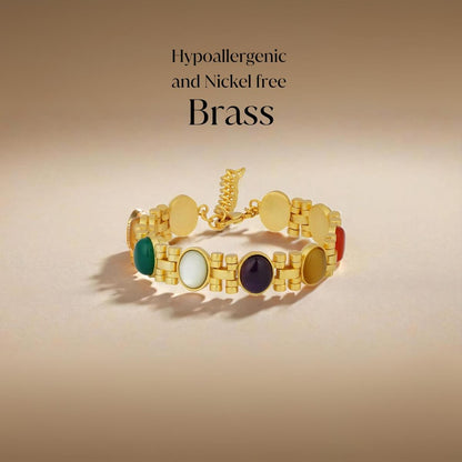 Power Moves Navratna Bracelet