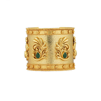 Peacock Enigma Cuff Bracelet