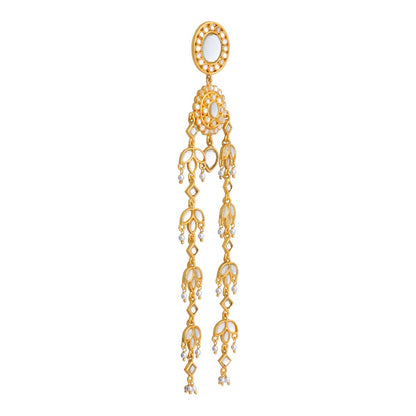 Chaand Roop Shoulder Grazers with Mirror Polki