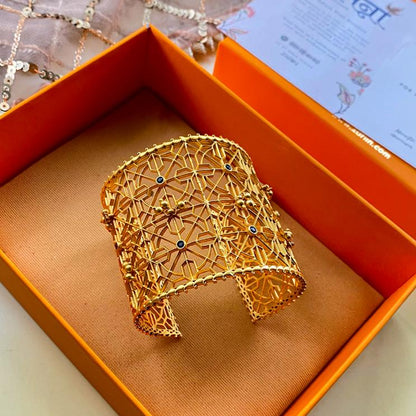Grace in Gold Cuff Bracelet
