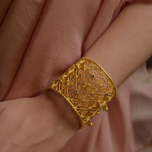 Grace in Gold Cuff Bracelet