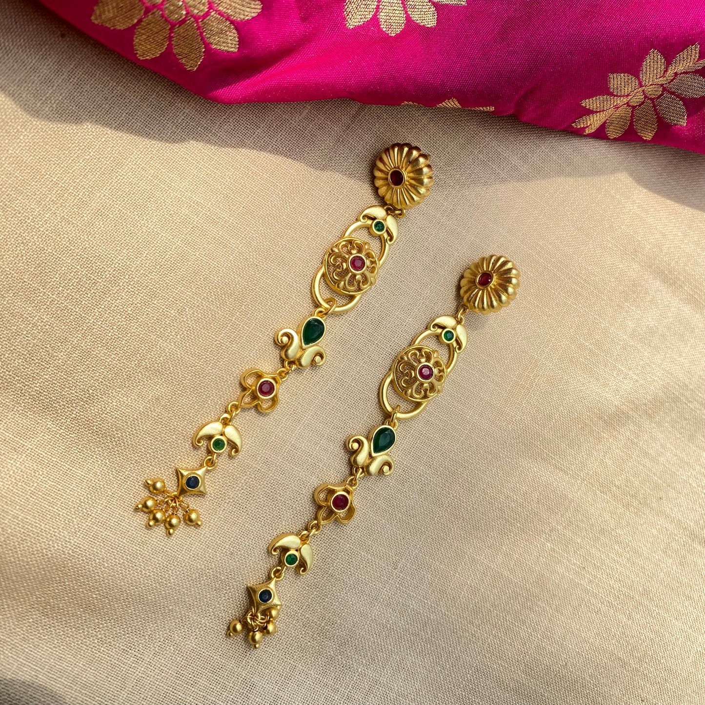 Gulbahaar Statement Earrings