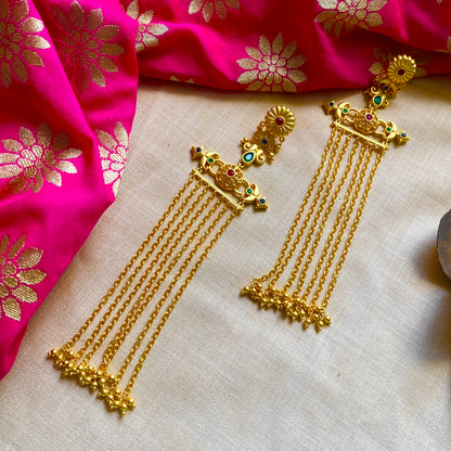 Veil of Glamour Statement Earrings