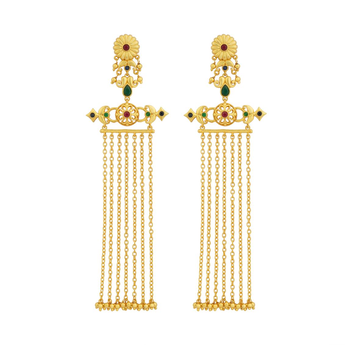 Veil of Glamour Statement Earrings