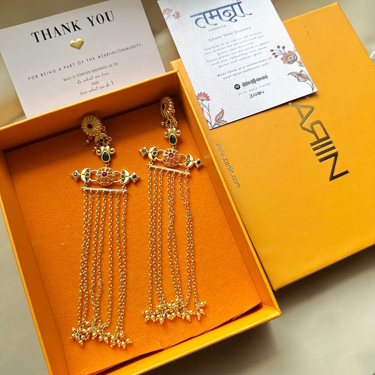 Veil of Glamour Statement Earrings