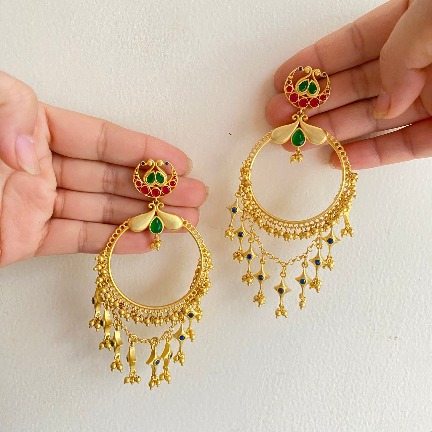 Poetic Dance Hoop Earrings