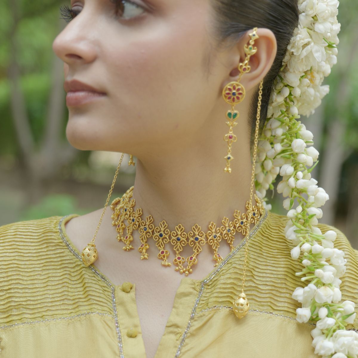 Delicate Dream Ear Chain - Dejhoor Earrings