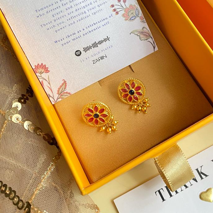 Flowers of Passion Stud Earrings