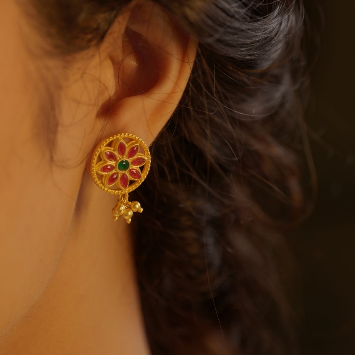 Flowers of Passion Stud Earrings
