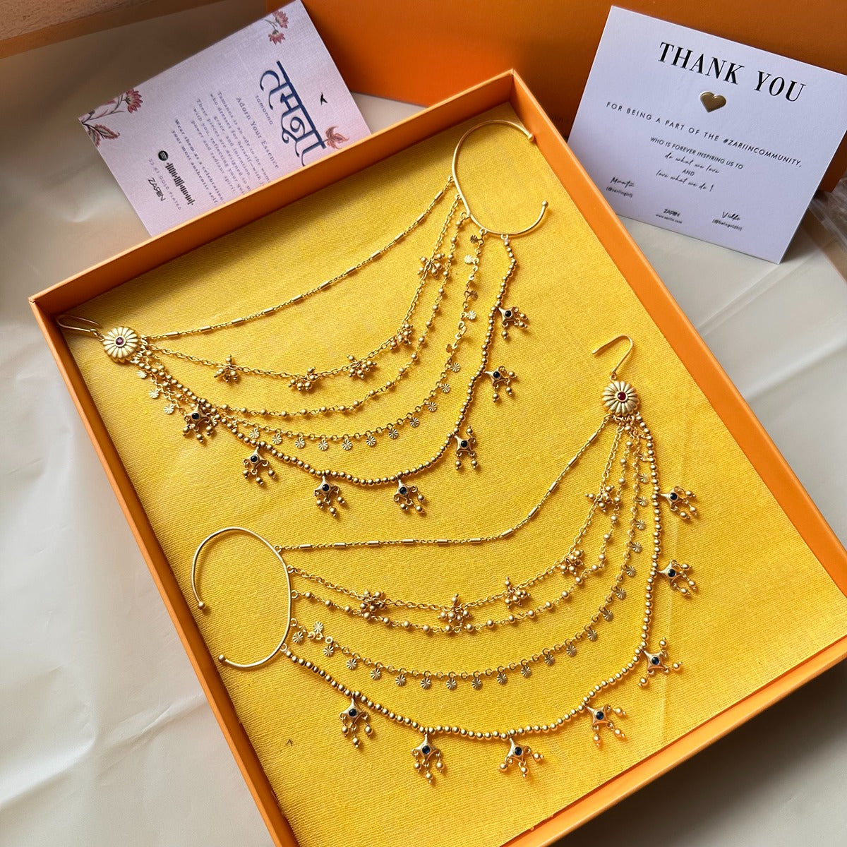 Chains of Glamour Ear Cuff