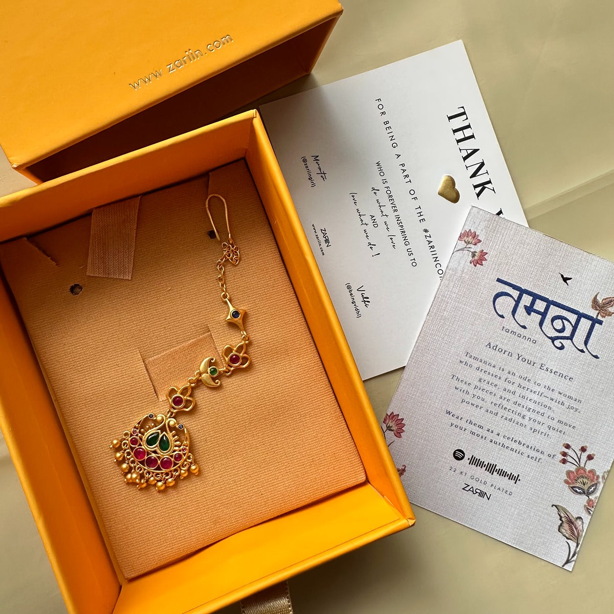 Chaand Saaj Maang Tikka