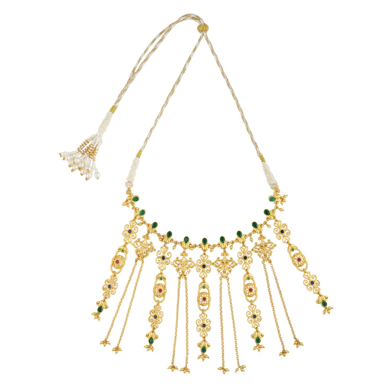 Dancing Drapes Statement Necklace