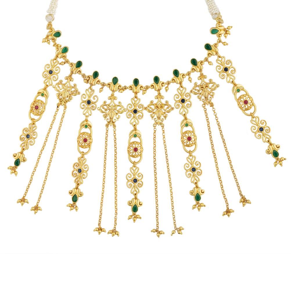 Dancing Drapes Statement Necklace
