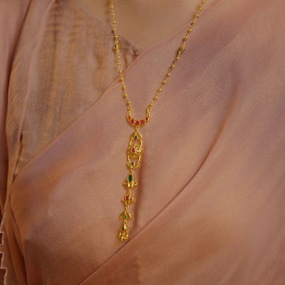 Moonlit Grace Lariat Necklace