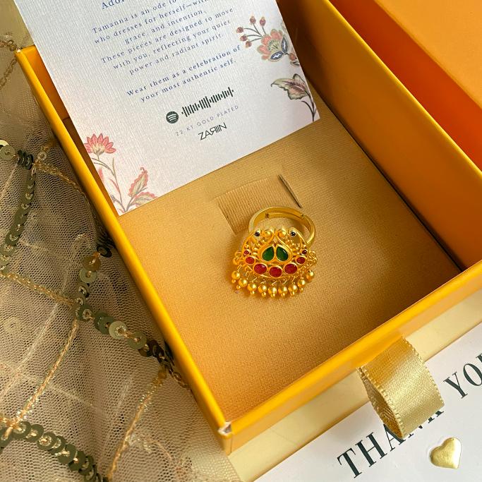 Noor-e-Chaand Statement Ring