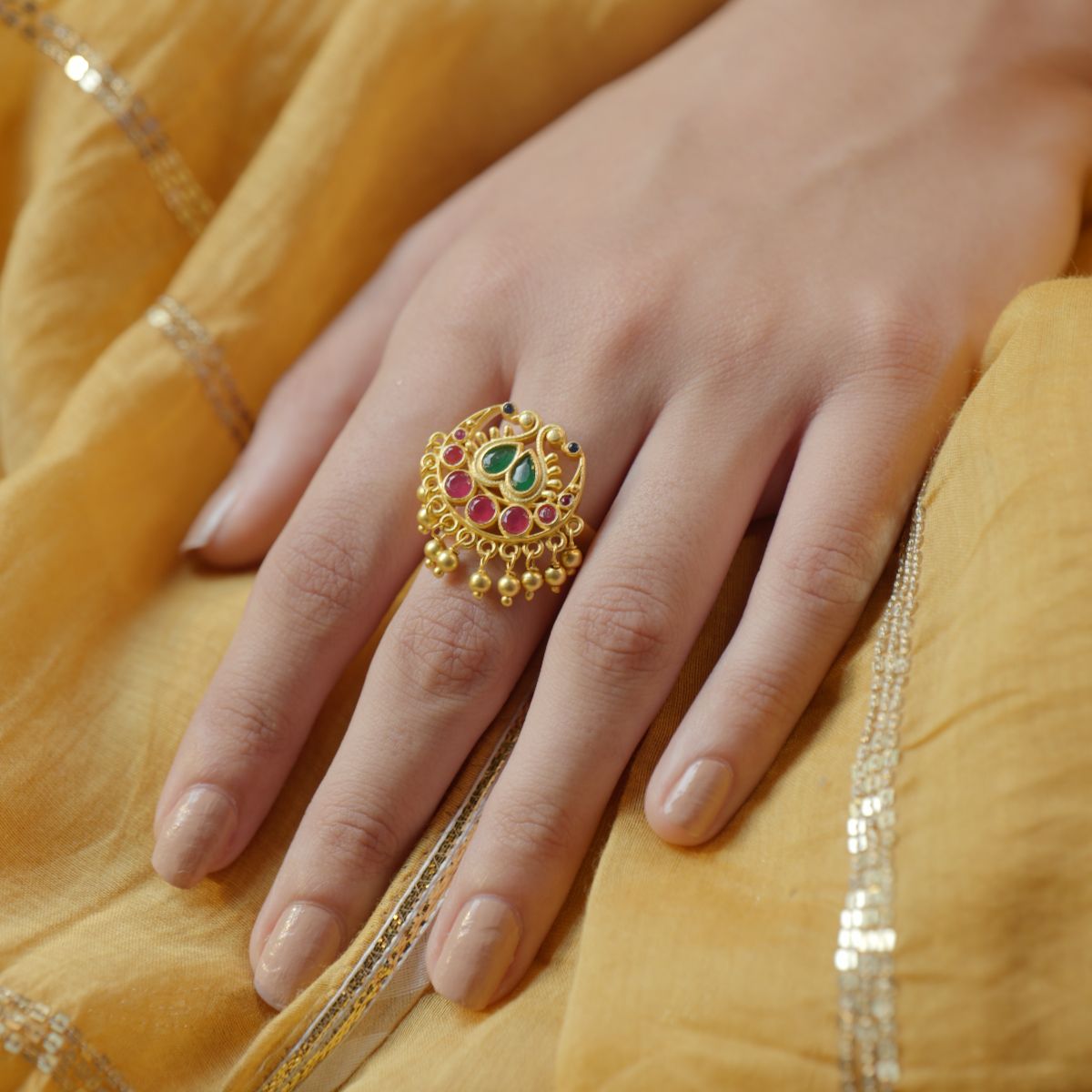 Noor-e-Chaand Statement Ring
