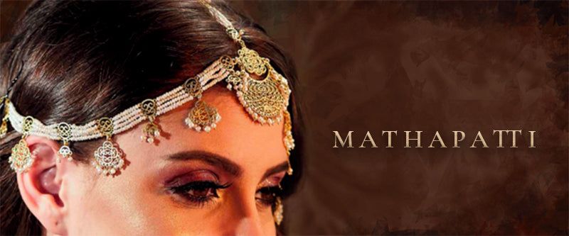 Kundan Layered Borla Sheeshphool Matha Patti – Silvermerc Designs