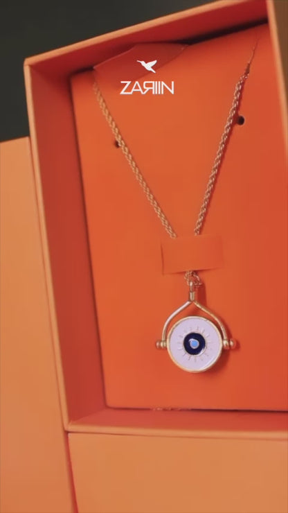 Protection Necklace with Evil Eye and Hamsa Hand