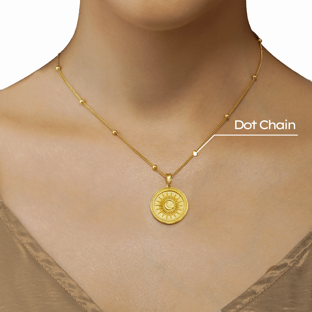 Blooming Flower 21k Gold Coin Necklace | Gold coin necklace, Coin necklace,  Yellow gold necklaces