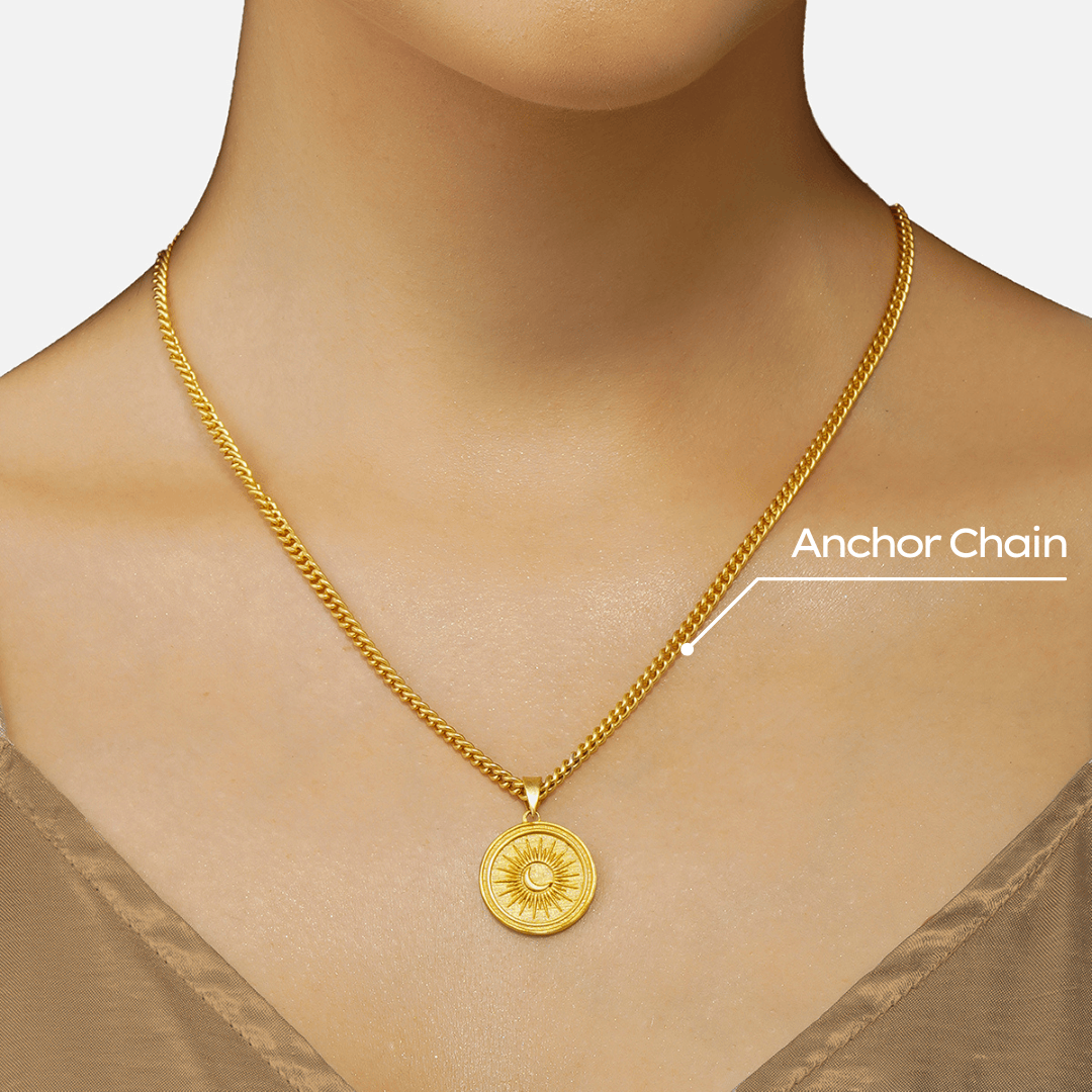Lion Head Coin Pendant Necklace - White Gold / Free Rope Chain | White gold pendant  necklace, Coin pendant necklace, Coin pendant