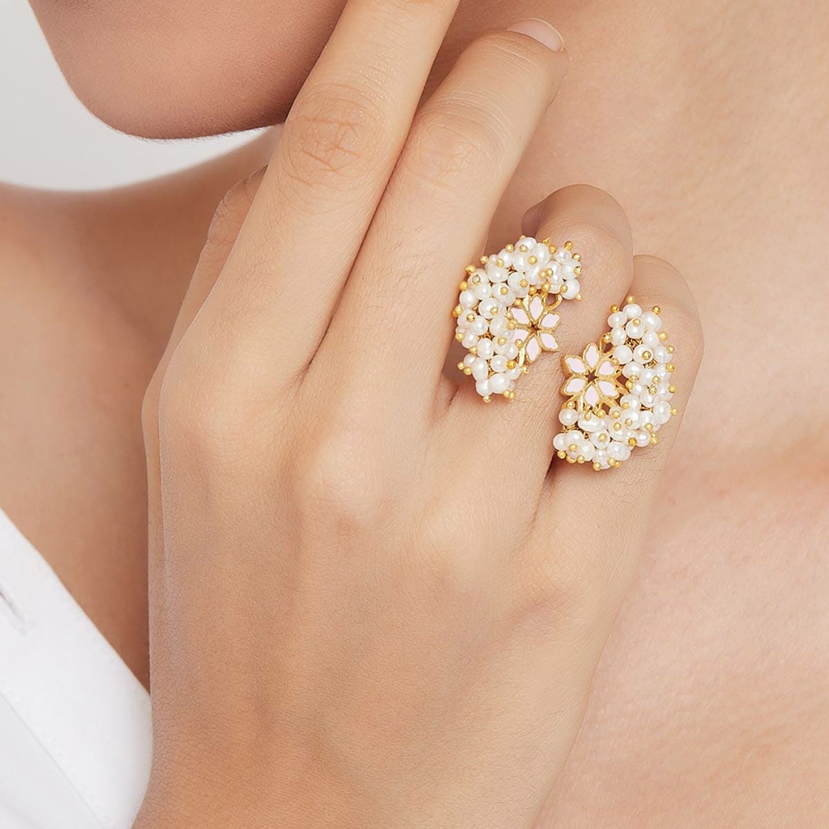 Luxurious Cocktail Diamond Ring For Women - Gandaram Jewellers