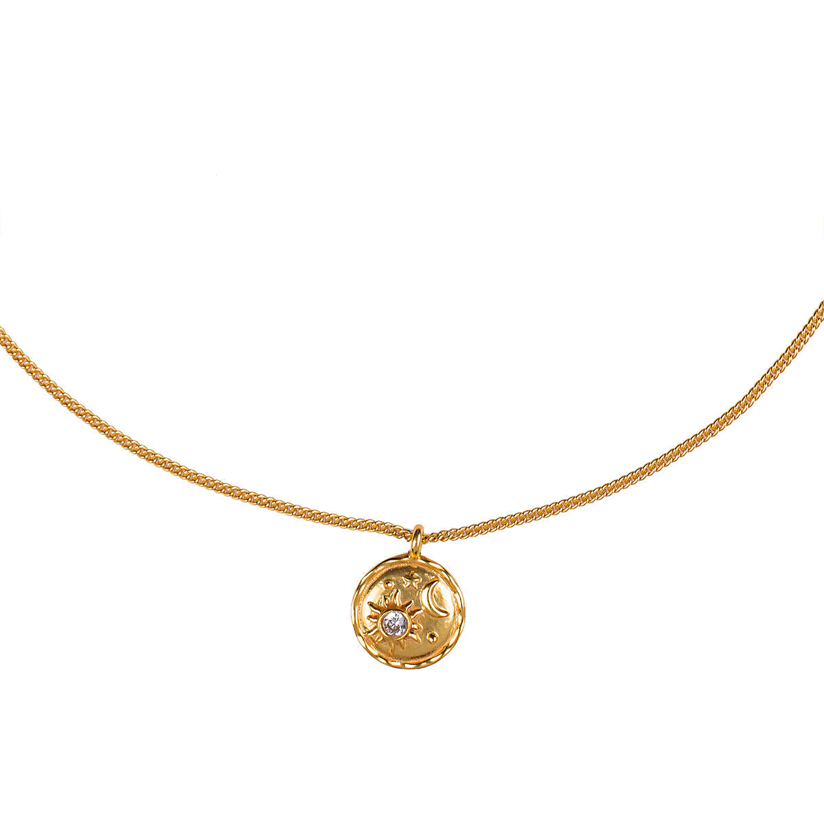 Custom Dainty Zodiac Birthstone Necklace | Caitlyn Minimalist