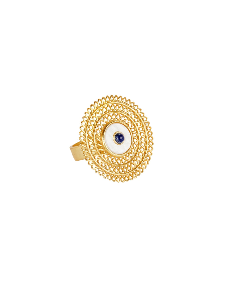 Sterling Silver Evil Eye Ring at Rs 650/piece | Gemstone Silver Rings in  Jaipur | ID: 2853054389891