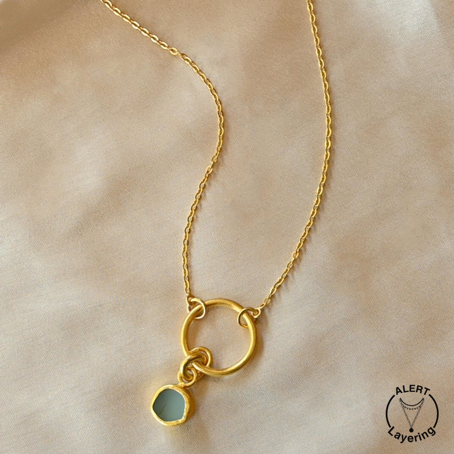 Circle and a Loop Necklace