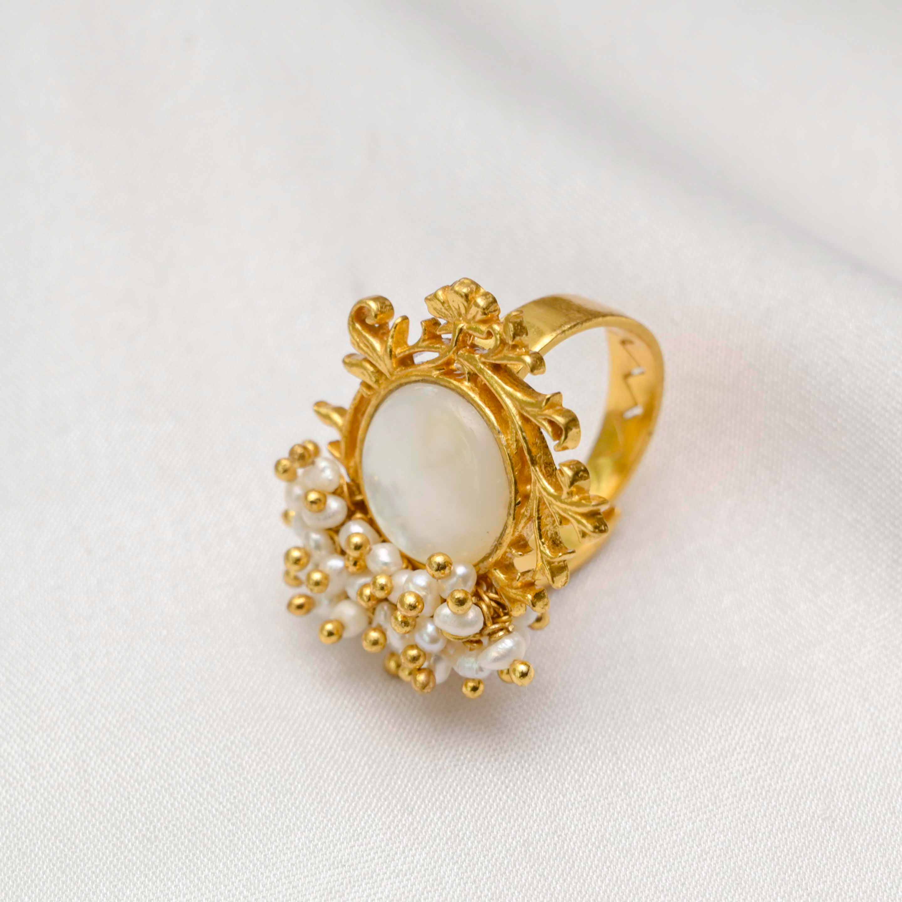 83 Diamond Cocktail Ring in 14k Yellow Gold - Filigree Jewelers