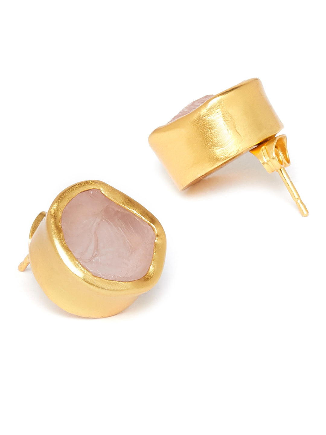 Flipkart.com - Buy Jaipur Gemstone Pink Rose Quartz Earrings for Women and  Girls Rose Quartz Earring Quartz Copper Stud Earring Online at Best Prices  in India