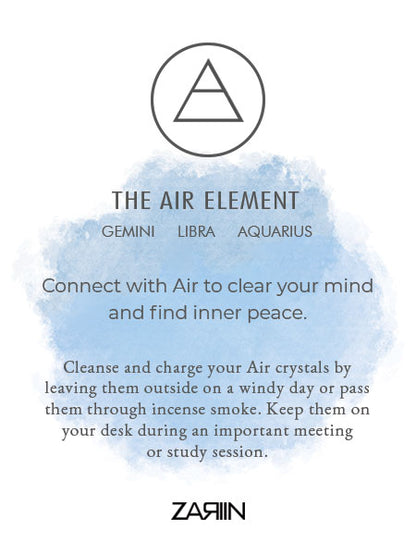 Element of Air Necklace- For Gemini, Libra and Aquarius Zodiac Signs