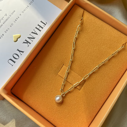 Everyday Calm and Joy Pearl Necklace