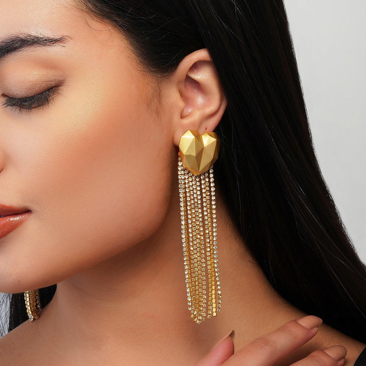 Buy Long Tassel Dangle Earrings Online Cheap, Water drop hoop earrings,  Glitteratti Glam, trendy earrings, Online Shopping, Kundan set, Ishhaara  Meenakari Collections for Women & Girls Online. Water drop stud earrings,  trendy