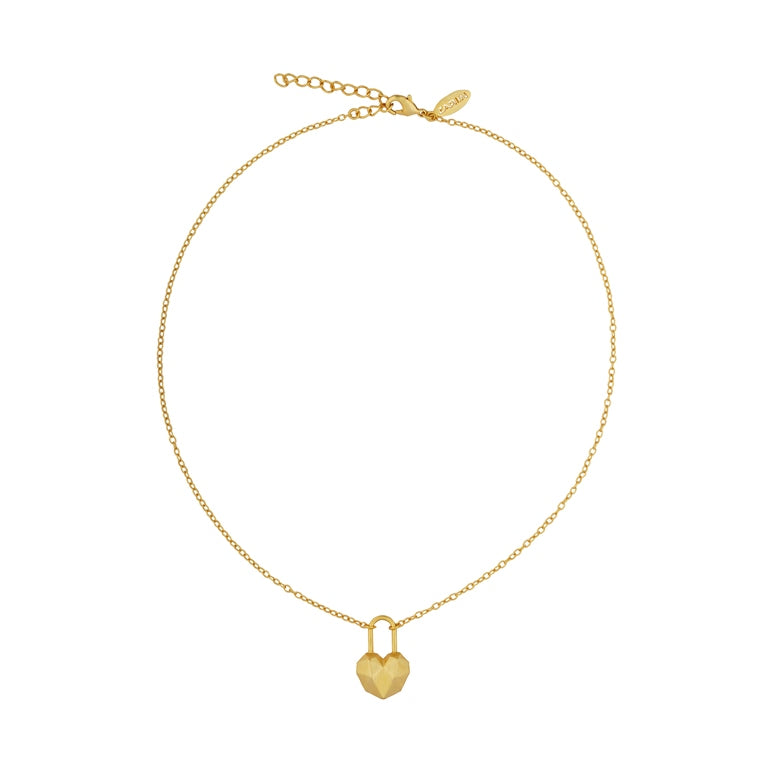Golden Lock Necklace – NEEYO
