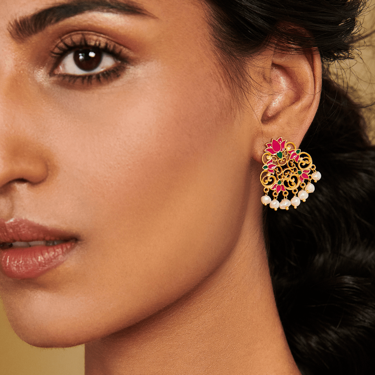 Jhalar Nakshatra CZ Earrings | Indian Earrings Online - Tarinika