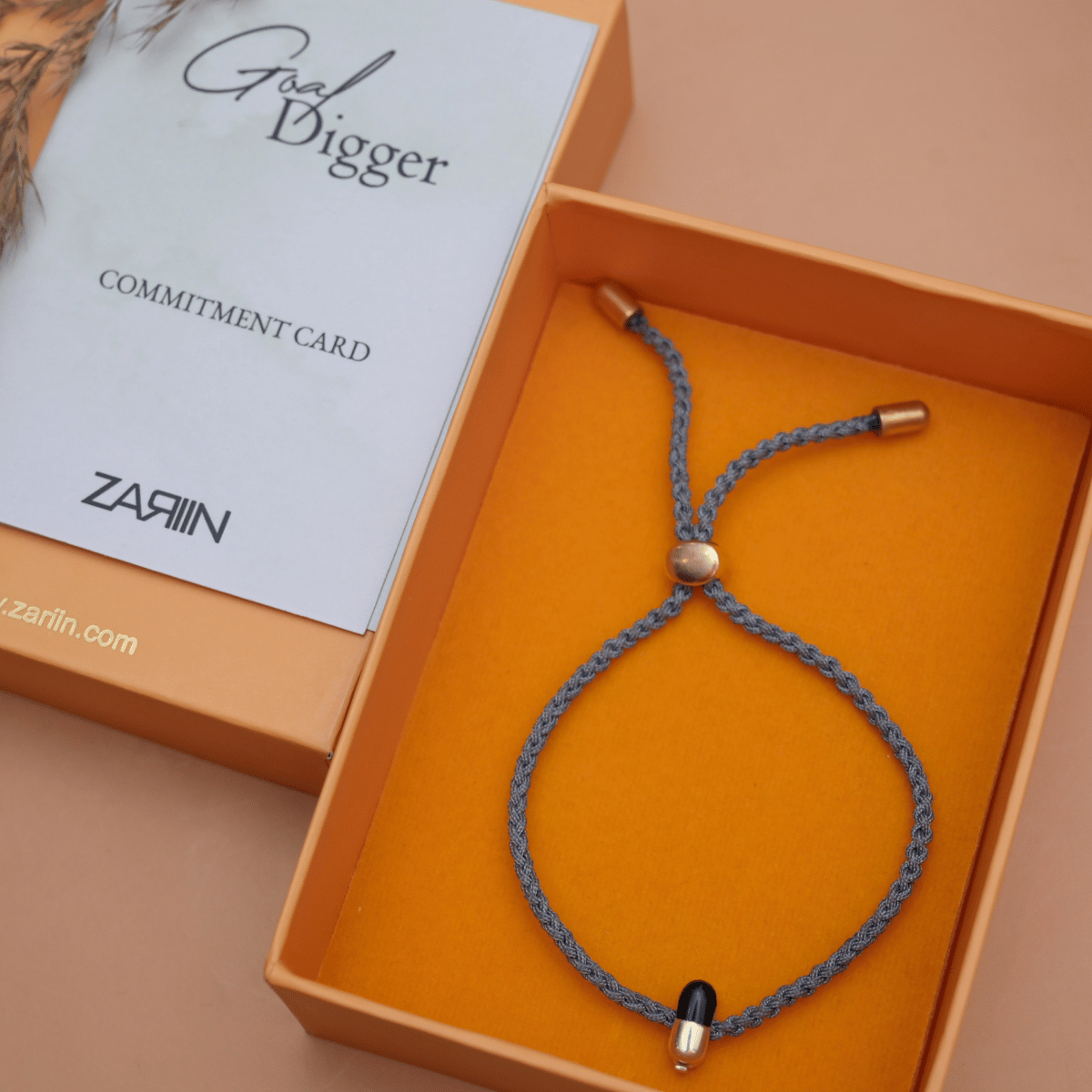 Grey Marble Beads Bracelet