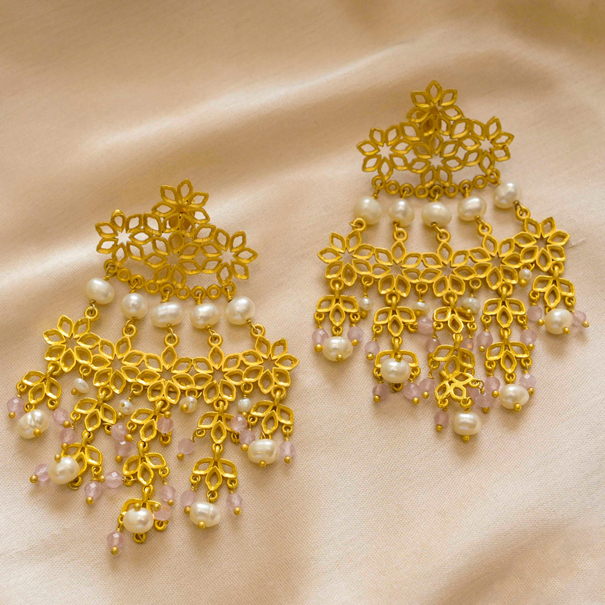 Kairangi Meenakari Jhumka Earrings for Women Combo of 4 Pairs – YellowChimes