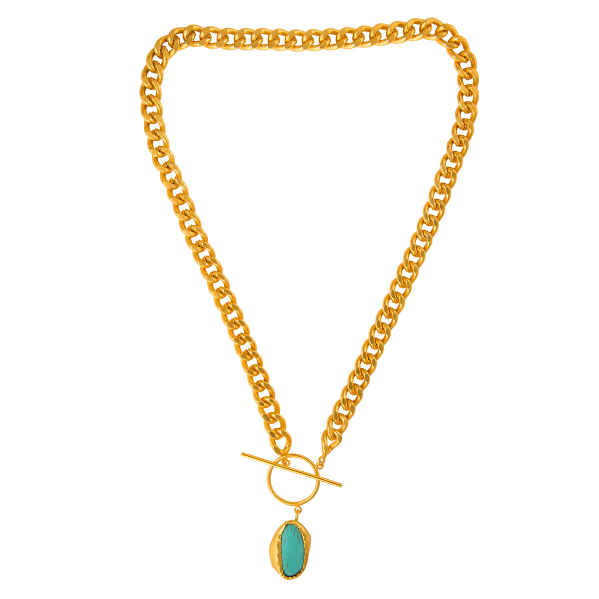 Link Me Up Turquoise Necklace