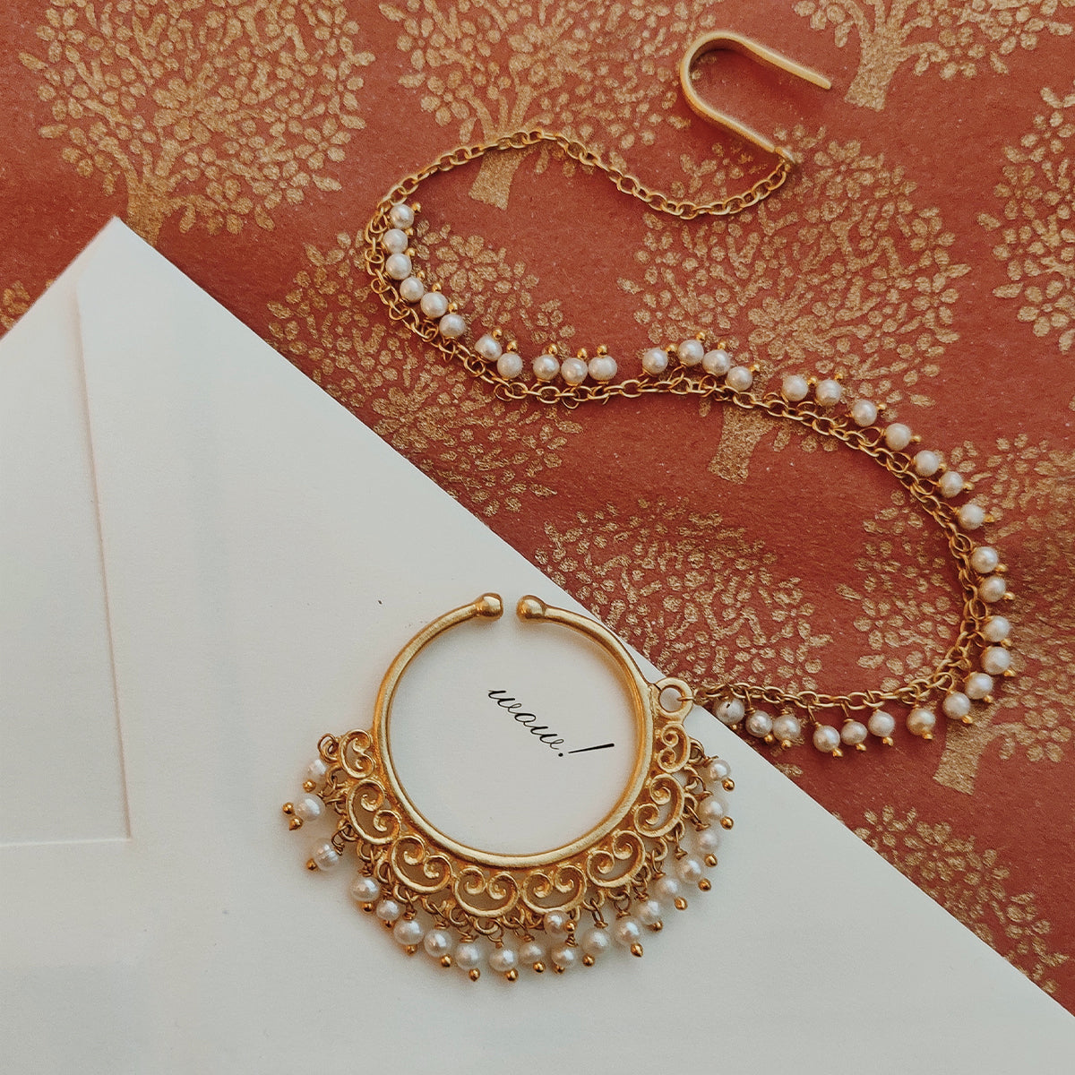 Buy Glory of Traditions Nose Ring Online in India Zariin