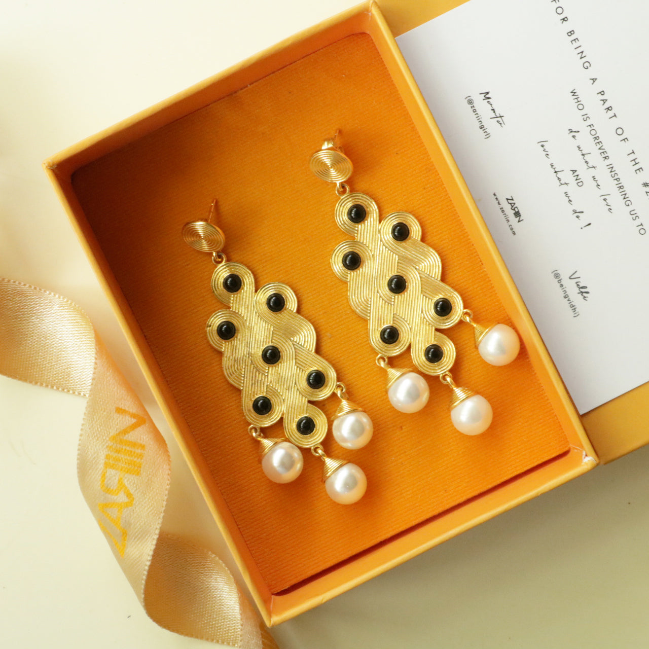 Buy Nakshatra CZ Chandelier Earrings | Tarinika - Tarinika India