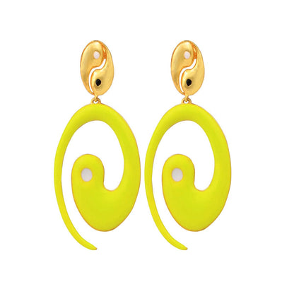 Joyful Swirls Drop Earrings